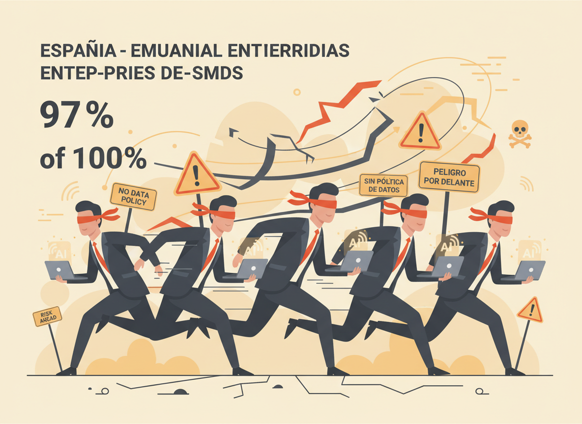El 97% de las pymes españolas ya usa IA: el problema no es la adopción, es que va sin gobierno de datos